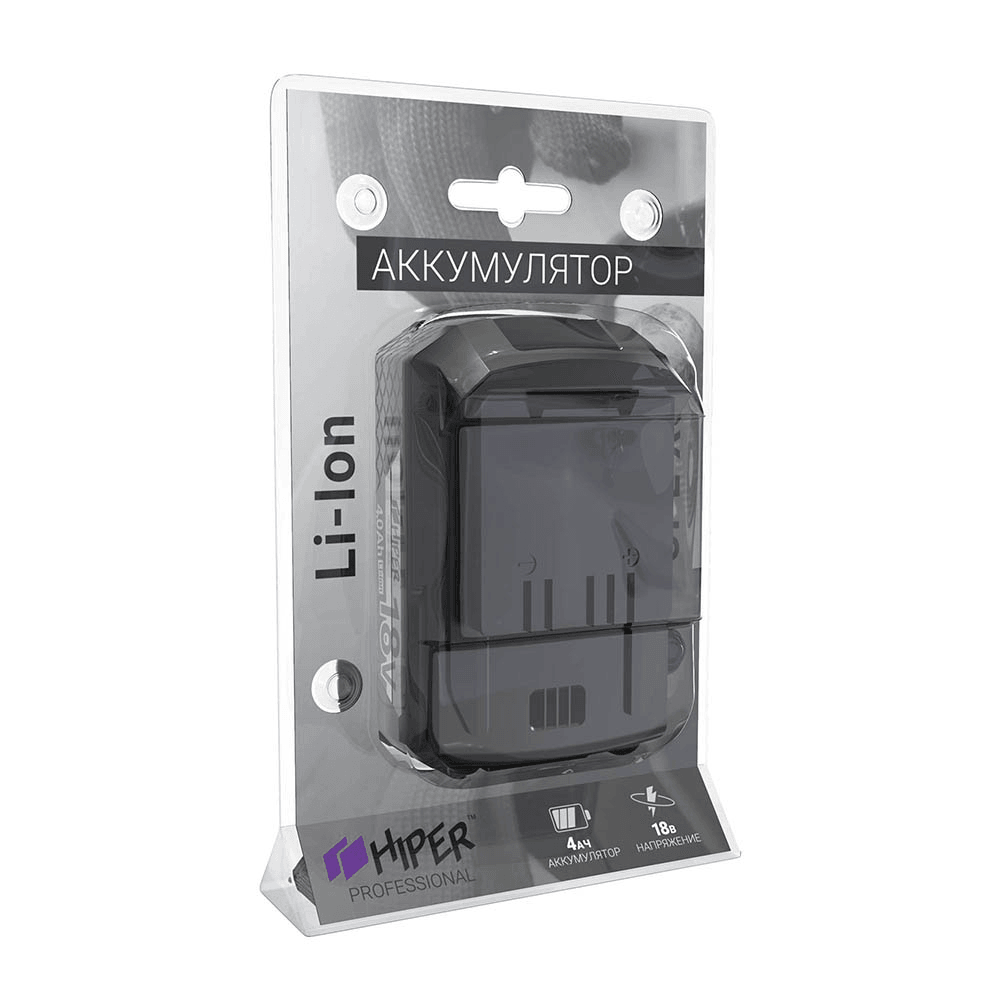 Battery HIPER UPL XS 18V, 4.0 Аh, Li-Ion, blister